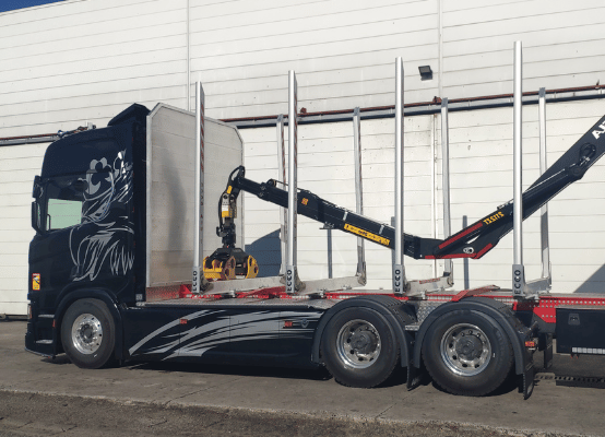 camion forestier - carrosserie industrielle